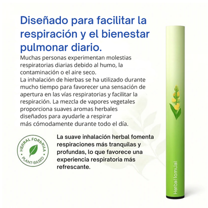 Stick Herbal Relajante: Alivia los pulmones, desintoxica y refresca el aliento