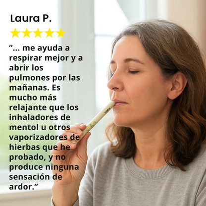 Stick Herbal Relajante: Alivia los pulmones, desintoxica y refresca el aliento