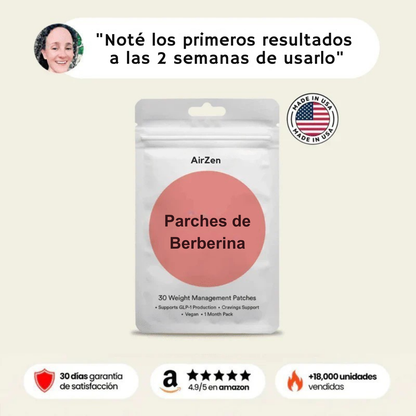 Parches de Berberina GLP-1: Pierde peso en 7 días