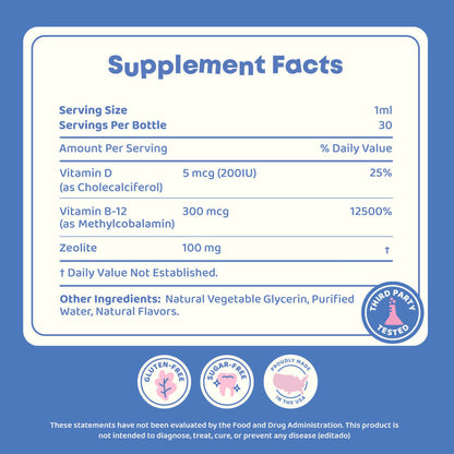 BrainGrow® Gotas Naturales para el Desarrollo Cognitivo Infantil