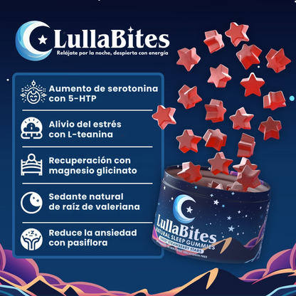 Lulla Bites® Gomitas Naturales para Dormir